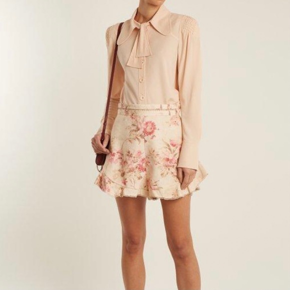 Zimmermann Corsair Flutter Floral Linen Short - Picture 3 of 16